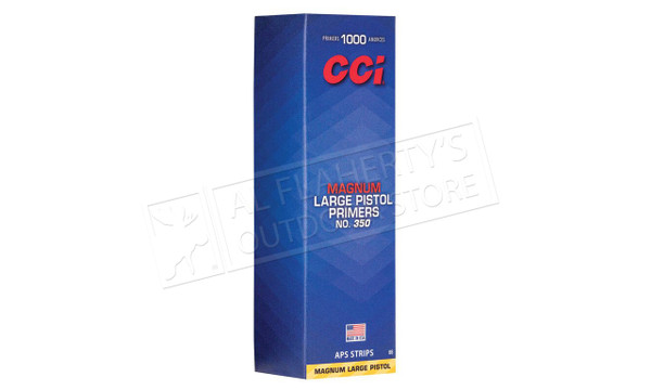 CCI Primers - Magnum Large Pistol No. 350 (1000/box) #0016 — Al Flaherty's