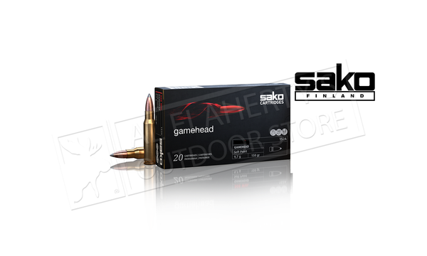 Sako Centerfire 308 Win Gamehead, Soft Point 150 Grain Box of 20 #C629152ASA10 — Al Flaherty's