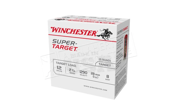 Winchester Super-Target 12 Gauge #8 , 2-3/4", 1 oz., Case of 250 #TRGT12908- Case — Al Flaherty's