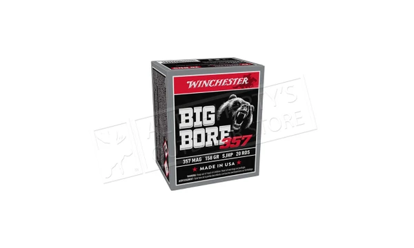 Winchester Big Bore 357 Magnum 158 Grain JHP #X357MBB — Al Flaherty's
