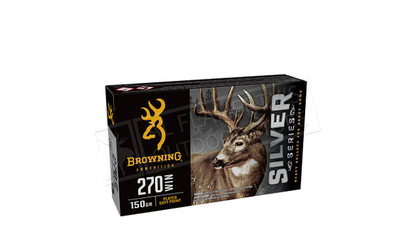 Browning Ammo 270 Winchester Silver Series, 150 Grain, Box of 20 #B192602701 — Al Flaherty's