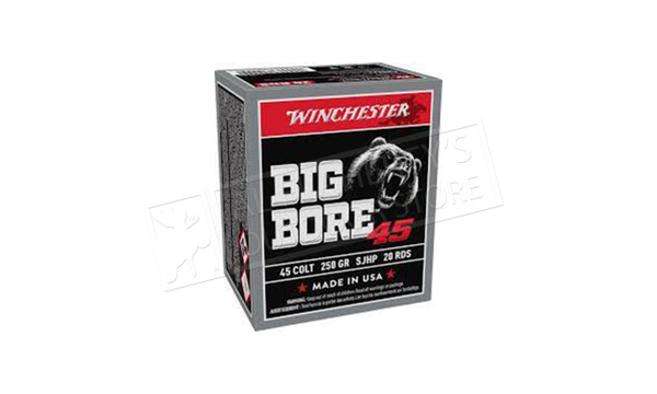Winchester Big Bore 45 Colt, 250 Grain, Box of 20 #X45CBB — Al Flaherty's