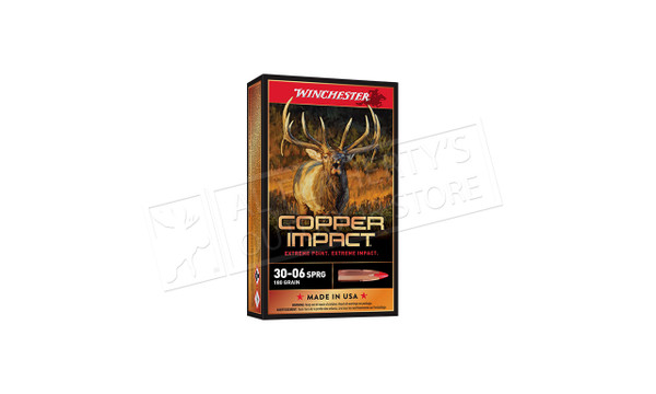 Winchester 30-06 SPRG Copper Impact, 180 Grain, Box of 20 #X3006CLF2 — Al Flaherty's