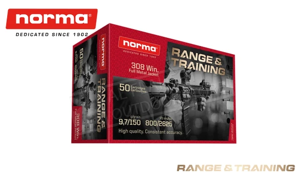 Norma .308 Winchester Range & Training 150 gr, Box of 50 #20177620 — Al Flaherty's