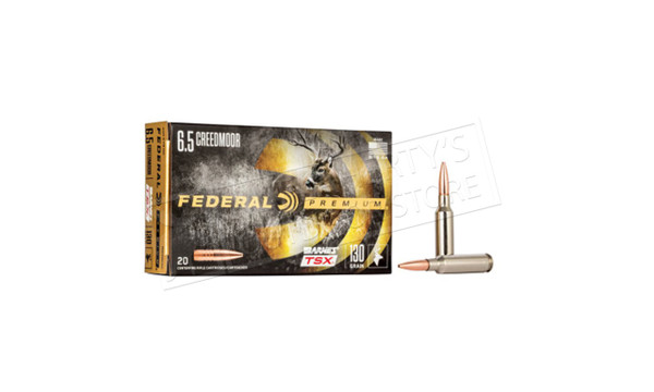 Federal Barnes TSX 6.5 Creedmoor 130 Grain #P65CRDBTSX1 — Al Flaherty's