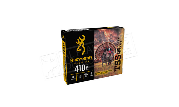 Browning Ammo TSS Tungsten Turkey, 410 Gauge, 3" 13/16 oz. Size 9, Box of 5 #B193924139 — Al Flaherty's