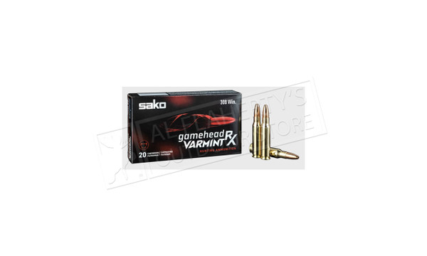 Sako Centerfire Gamehead Varmint RX, 308 Win, 130 Grain Box of 20 #C629151ASA101 — Al Flaherty's