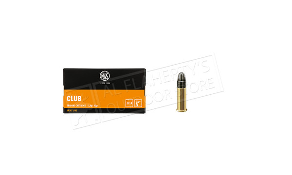 RWS Club 22 LR Rimfire Ammunition, Box of 50 #2132885 — Al Flaherty's