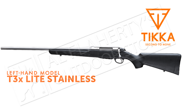 Tikka T3x Lite Stainless Rifle, Left Handed - Various Calibers — Al Flaherty's