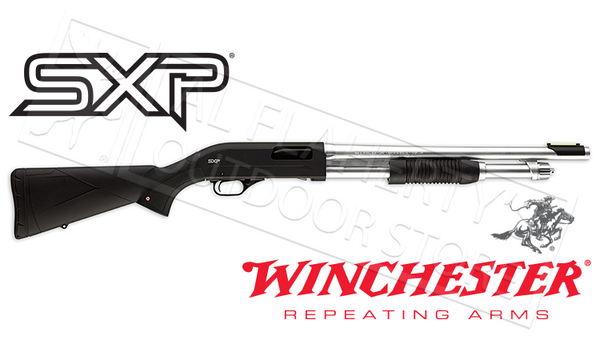 Winchester SXP Marine Defender Shotgun 12 Gauge, 3" Chamber, 18.5" Hard Chrome Barrel #512268395 — Al Flaherty's