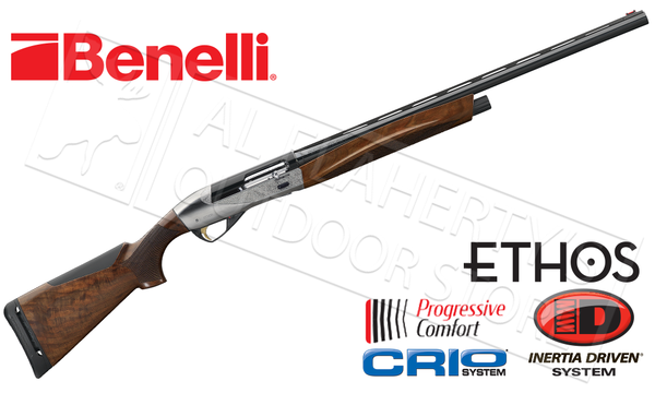 Benelli Ethos Shotgun with Engraved Silver Receiver in 12 or 20 Gauge — Al Flaherty's