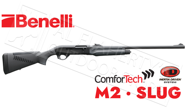 Benelli M2 Shotgun with Rifled Barrel with Sights & ComforTech Synthetic Stock — Al Flaherty's