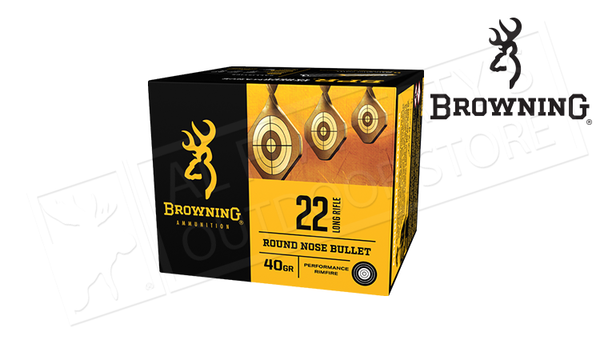 Browning Ammo 22LR BPR Target 40 Grain, High Velocity Box of 400 #B194122400 — Al Flaherty's