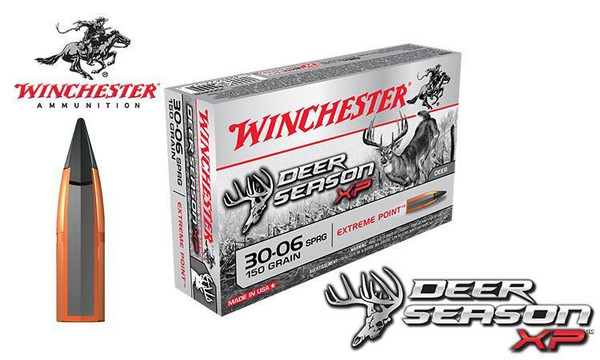 Winchester 30-06 Springfield Deer Season XP, Polymer Tipped 150 Grain Box of 20 #X3006DS — Al Flaherty's