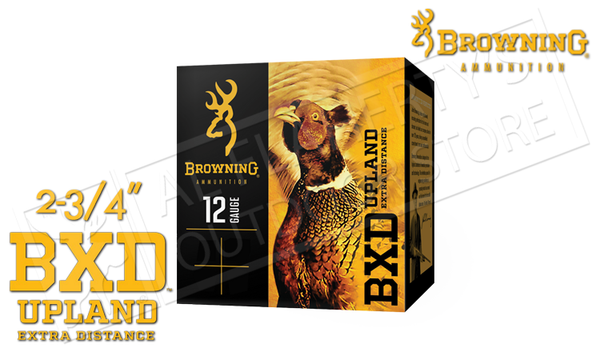 Browning Ammo BXD Upland Shells 12 Gauge 2.75" 1-3/8 oz Box of 25 #B19351122 — Al Flaherty's