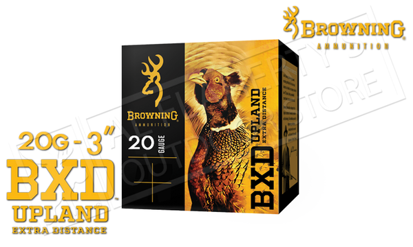 Browning Ammo BXD Upland Shells 20 Gauge 3" 1-1/4 oz Box of 25 #B19351203 — Al Flaherty's