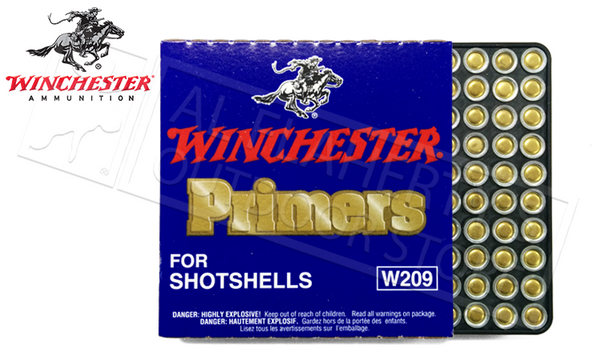 Winchester Primers - 209 Shotshell Strip of 100 #W209 — Al Flaherty's