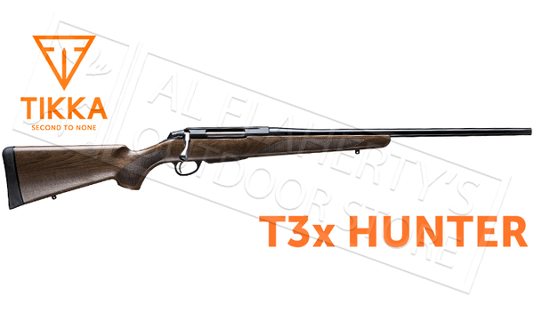 Tikka T3x Hunter Rifle, Walnut with Blued Barrel - Various Calibers — Al Flaherty's
