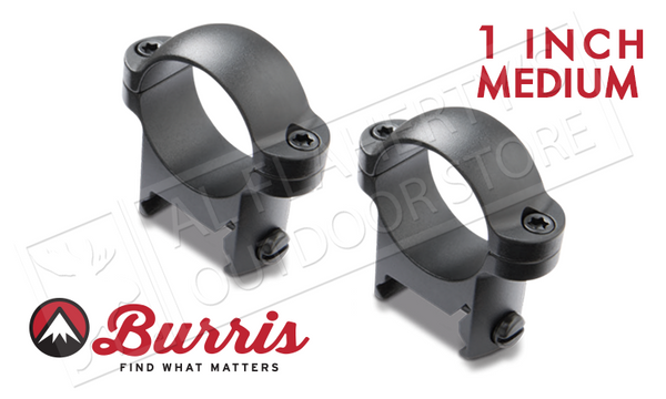 Burris Zee Rings 1" Medium Matte #420084 — Al Flaherty's