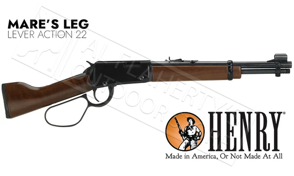Henry Mare's Leg Lever Action Rifle 22S/LR #H001ML — Al Flaherty's