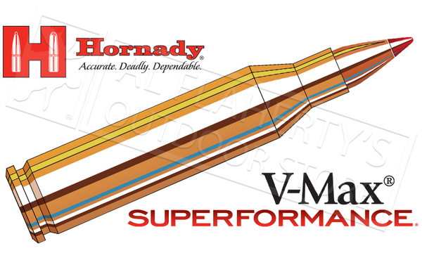 Hornady 243 WIN Superformance, V-Max 58 Grain Box of 20 #8343 — Al Flaherty's