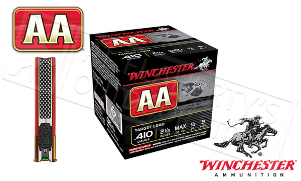 Winchester AA Shotshells .410 Gauge 2-1/2" #9 Shot #AA419 — Al Flaherty's