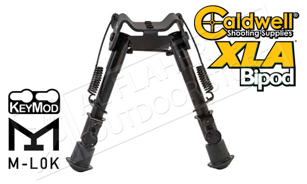 Caldwell M-Lok KeyMod XLA Bipod, 9-13 Inch Height #1081951 — Al Flaherty's
