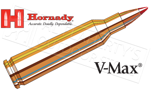 Hornady 22-250 Rem V-Max 55 Grain Box of 20 #8337 — Al Flaherty's
