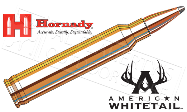 Hornady 300 Winchester Magnum American Whitetail, Interlock SP 150 Grain Box of 20 #8204 — Al Flaherty's