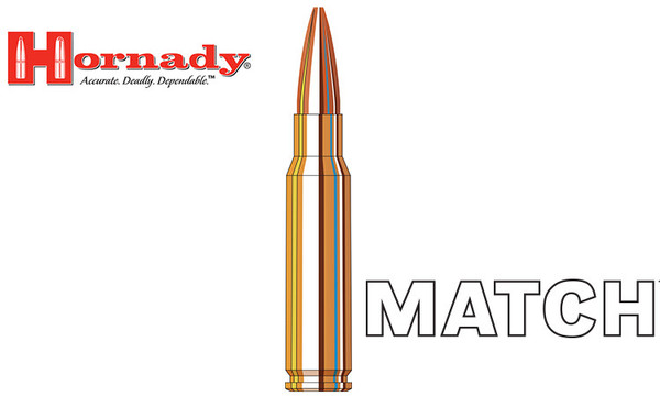 Hornady 308 WIN Match, BTHP 168 Grain Box of 20 #8097 — Al Flaherty's