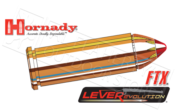 Hornady 44 Rem Mag LEVERevolution, FTX 225 Grain Box of 20 #92782 — Al Flaherty's
