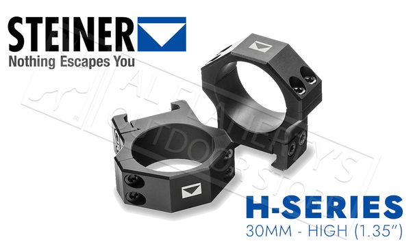 Steiner H-Series Scope Rings - 30mm High 1.35" #5959 — Al Flaherty's