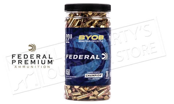 Federal Ammunition BYO Bulk Pack, .22LR, 1260fps, 450 #750BTL450 — Al Flaherty's