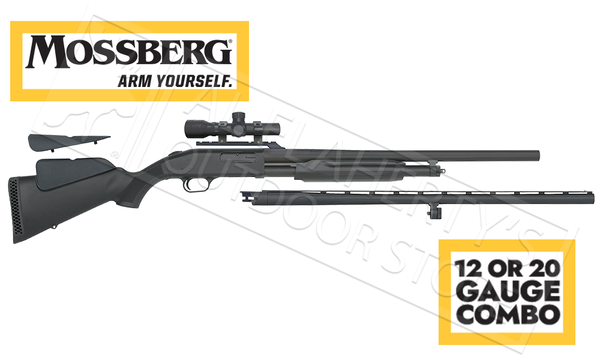 Mossberg 500 Combo Field & Deer in 12 or 20 Gauge with 2.5x Dead Ringer Scope — Al Flaherty's