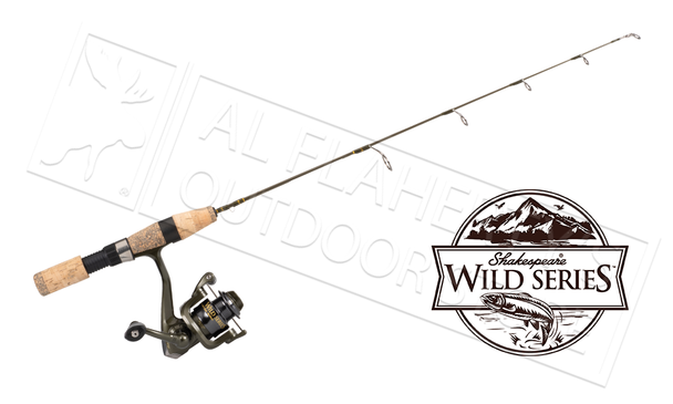 Shakespeare Wild Series Ice Rods & Reel Combo, 26" to 30", Medium Light to Medium Heavy #SWSICExCBO