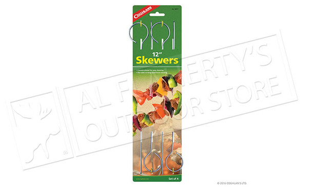 Coghlans Skewers, Pack of 4, 12" #8977