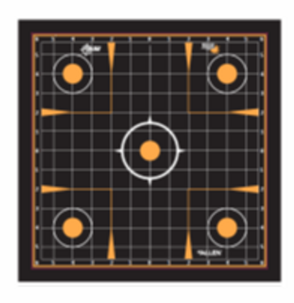 Allen EZ See Adhesive Grid Target, 12" x 12", Pack of 5 #15314