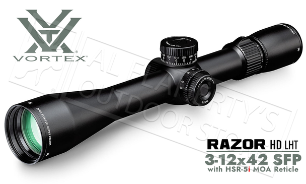 Vortex Razor HD LHT 3-15x42 SFP Riflescope with HSR-5i MOA #RZR-31501