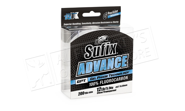 Sufix Advance 100% Fluorocarbon 200 Yards #679Cl