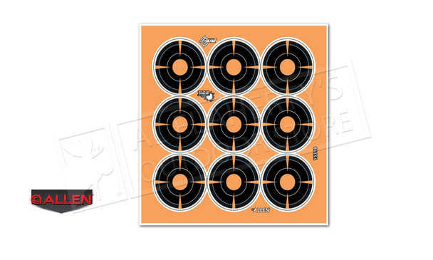 Allen EZ Aim Adhesive Splash 2" Bulleye Target #15318