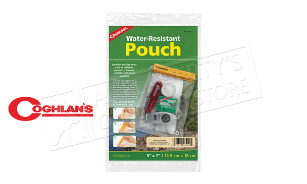 Coghlan's Water Resistant Pouch, 5" x 7" #8415