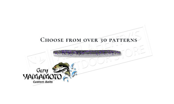 Gary Yamamoto Yamasenko 4-Inch Worms, Various Patterns #9S-10