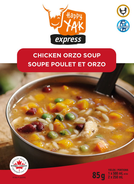 Happy Yak Chicken and Orzo Soup (Lactose free) #HY-SR2-P1