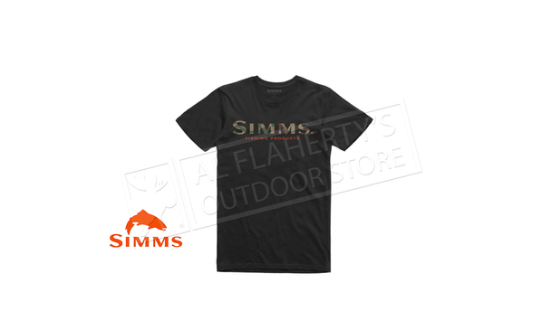 Simms Men's Logo T-Shirt Black #12803-001