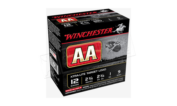 (Store Pick Up Only) Winchester AA Xtra-Lite Target Load 12 Gauge #9, 2-3/4" Case of 250 Shells #AAL129