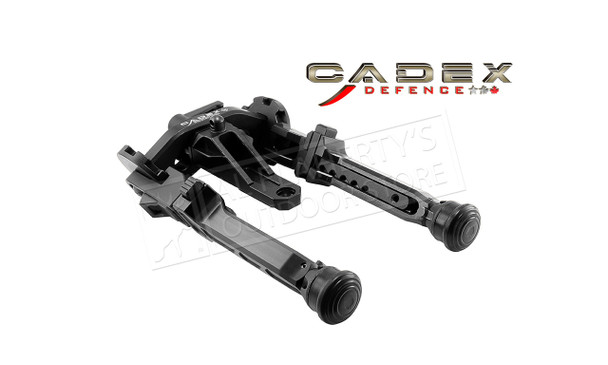 Cadex Defence Falcon Lite Bipod - 6.25" to 9" Height with QD Picatinny Mount Gen 2 #7431-K105