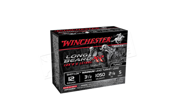 Winchester Elite Long Beard XR Turkey Shells 12 Gauge 3" 1-3/4 oz.1050  fps, Box of 10 #STLB12LM