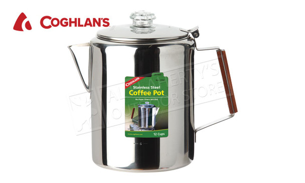 Coghlan's Stainless Steel Coffee Pot, 12 Cup #1342