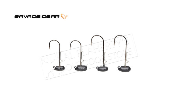 Savage Gear SG Ned Head Jig 1/0, Black