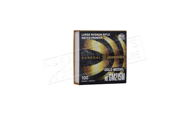 Federal Gold Medal Centerfire Primer .215 Large Magnum Rifle Match, 100 Primers #GM215M